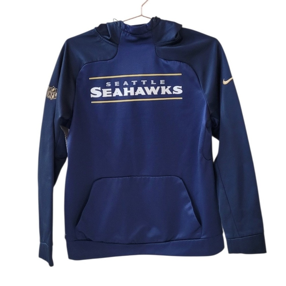 NIKE M Therma-Fit NFL Seattle Seahawks Onfield Apparel Hoodie